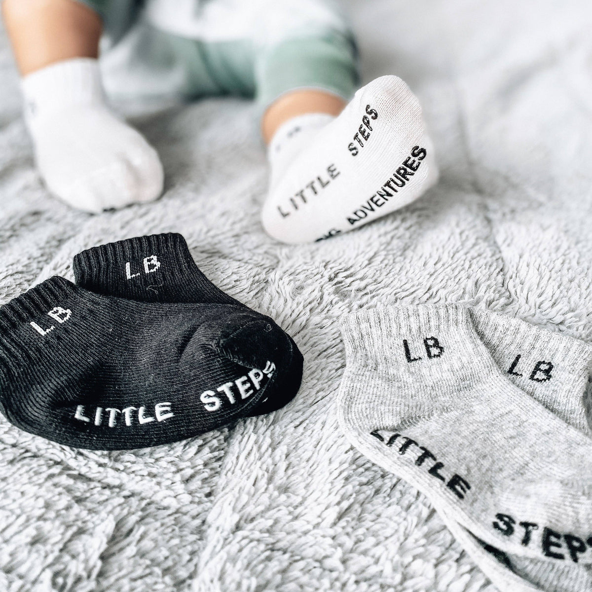 Little Bipsy Sock 3-Pack || Black