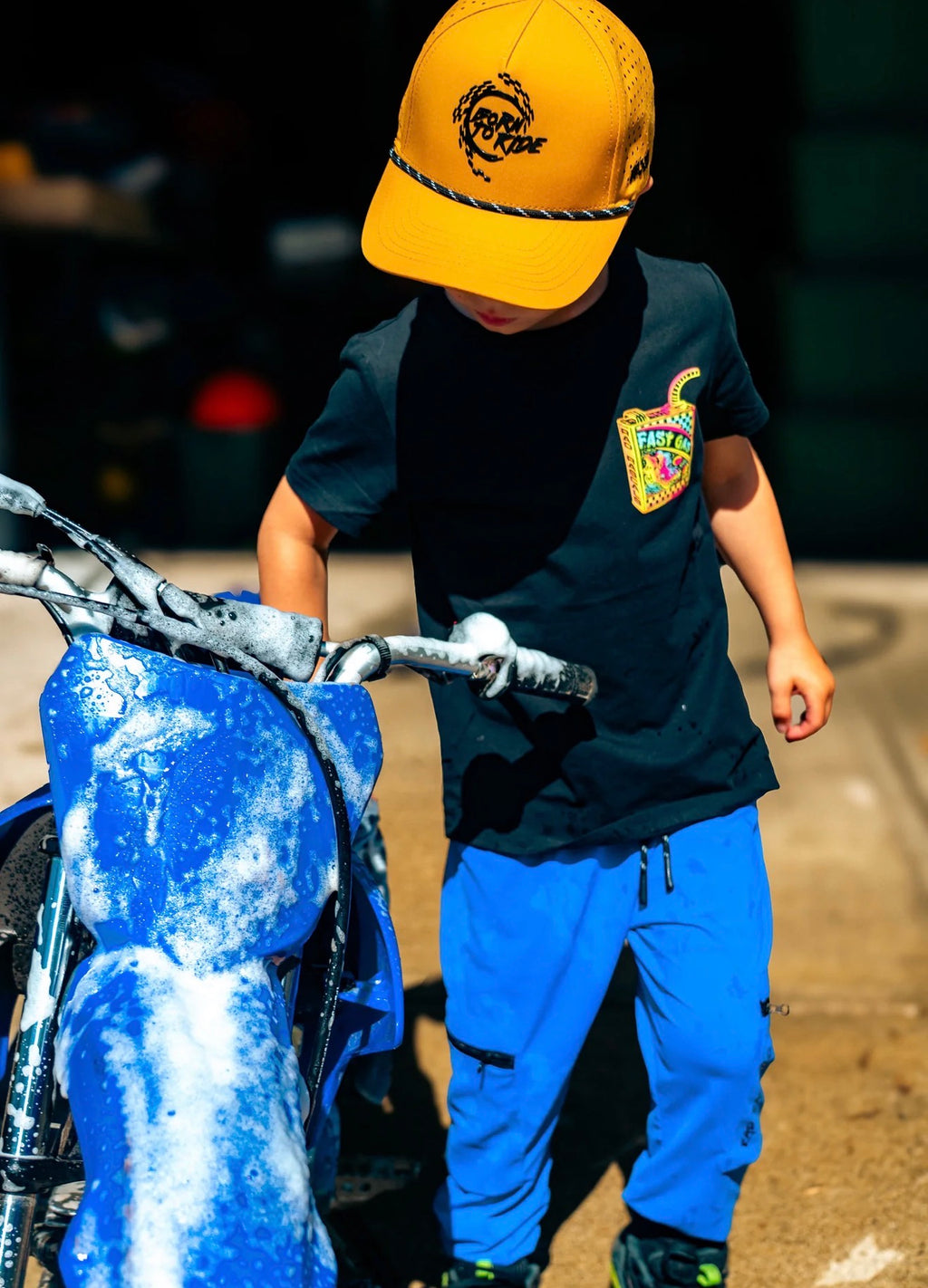 Rad Rascal Snapback || Born to Ride  (Local pickup or Drop off only)