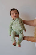 Forever French Baby Bamboo Zip Pajamas  || Flash