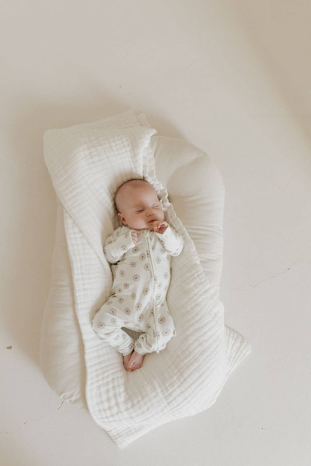 Forever French Baby Bamboo Zip Pajamas || Daisy Fields