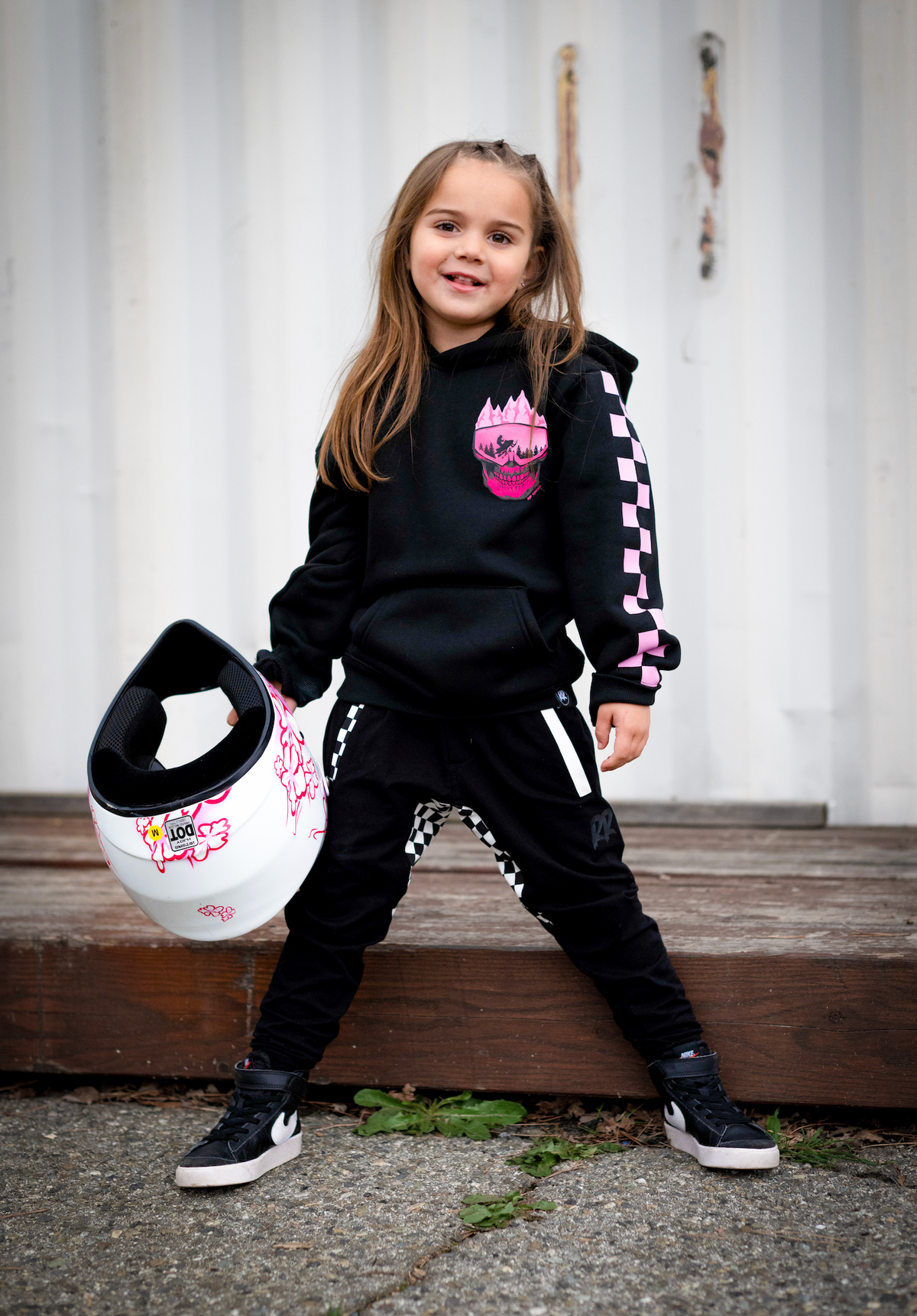 Rad Rascal Hoodie || Pink Skull Mountain