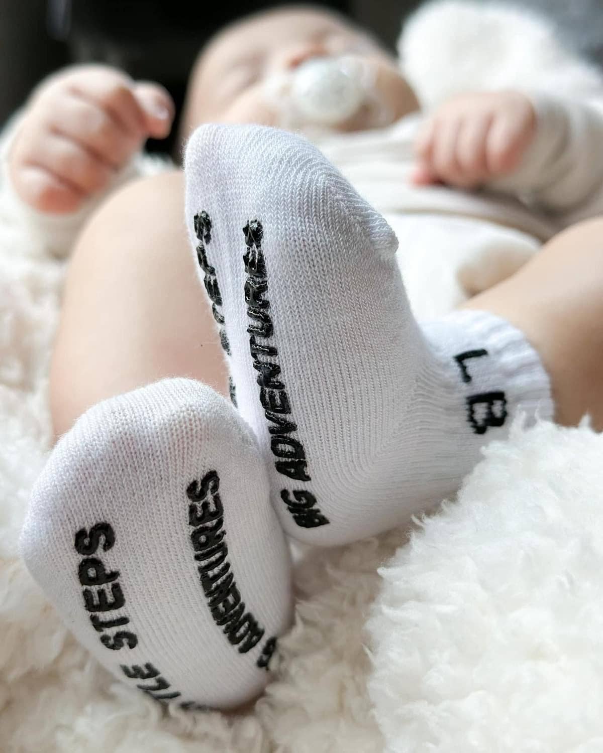 Little Bipsy Sock 3-Pack || Grey, White & Black