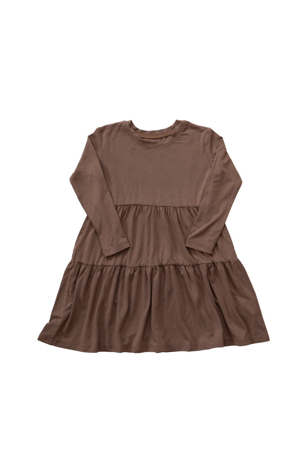 Little Lot Co Annie Tiered Dress || Coca Mocha