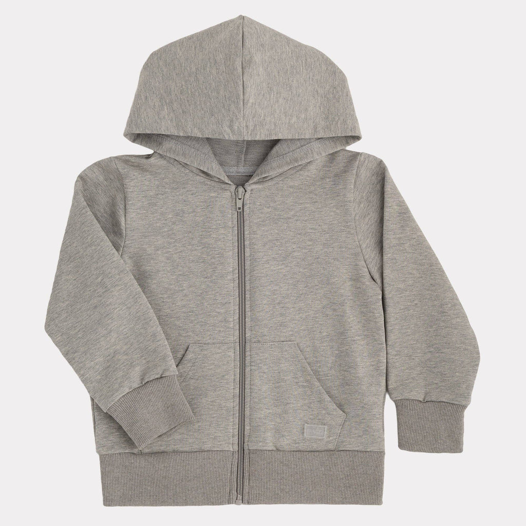 Swizz Essential Zip Up Hoodie || Heather Gray