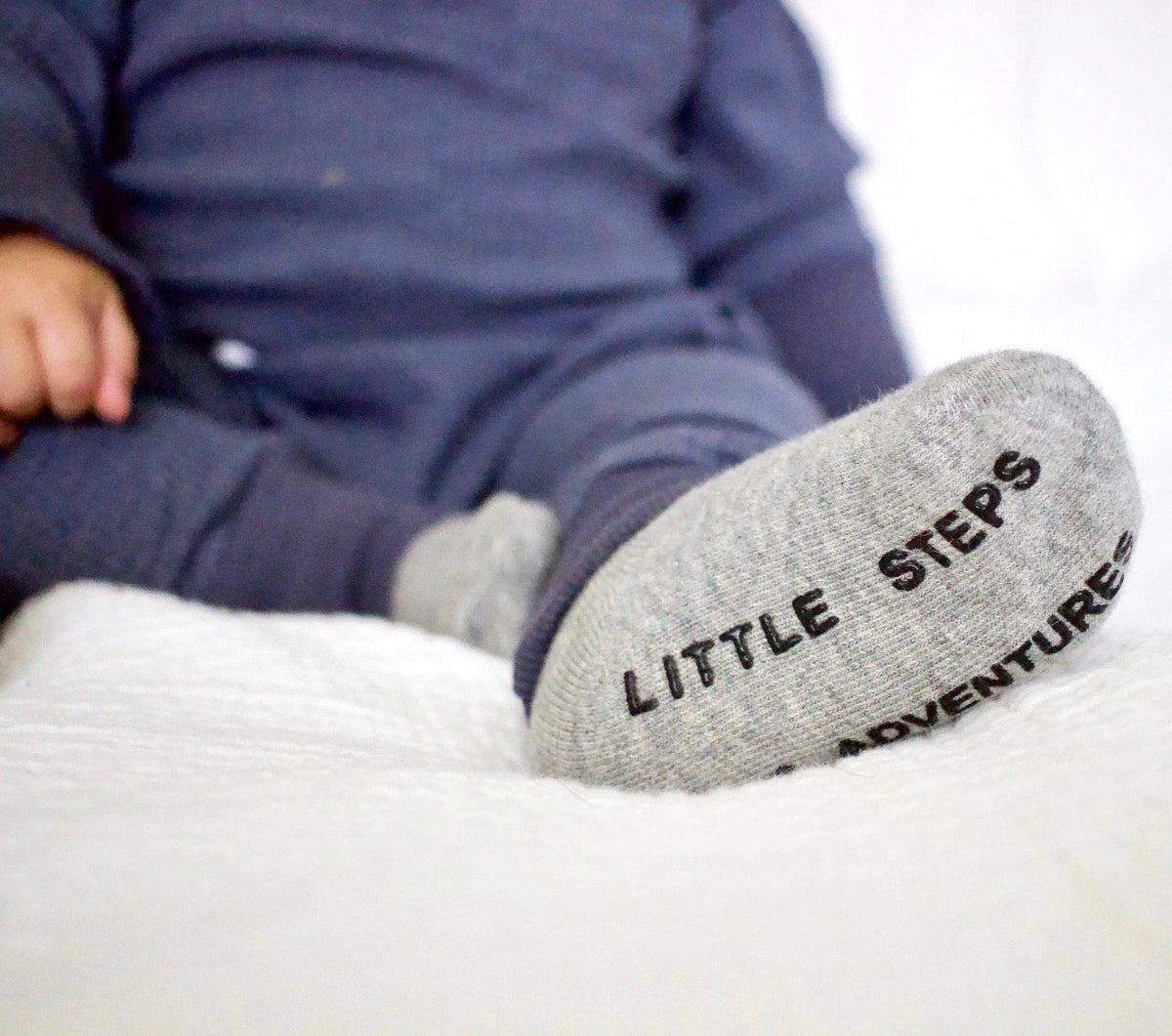 Little Bipsy Sock 3-Pack || Grey