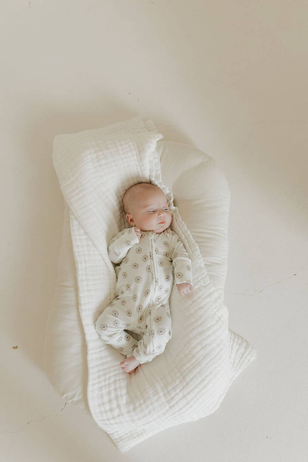 Forever French Baby Bamboo Zip Pajamas || Daisy Fields