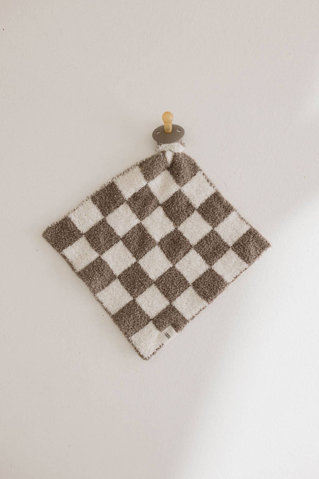 Forever French Baby Lovey || Mushroom Checkerboard