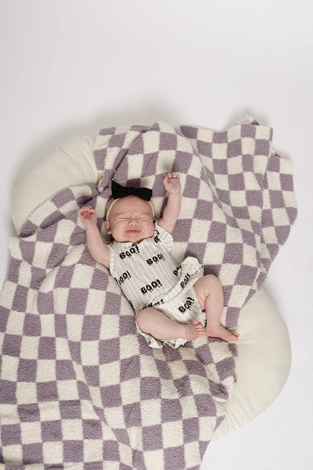 Forever French Baby Plush Blanket  || Grape Soda