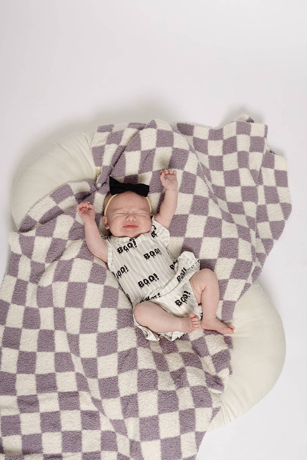 Forever French Baby Plush Blanket  || Grape Soda