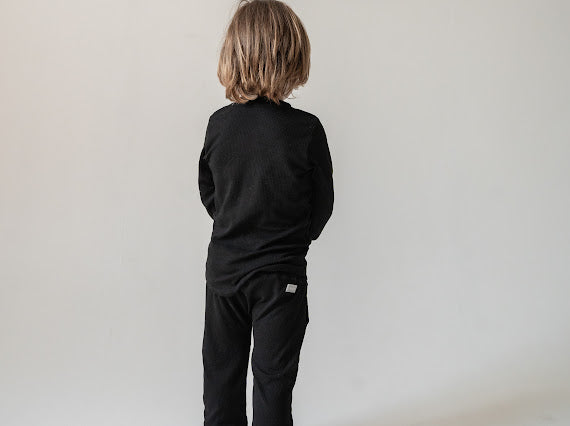 Swizz Ribbed Everyday Set || Black