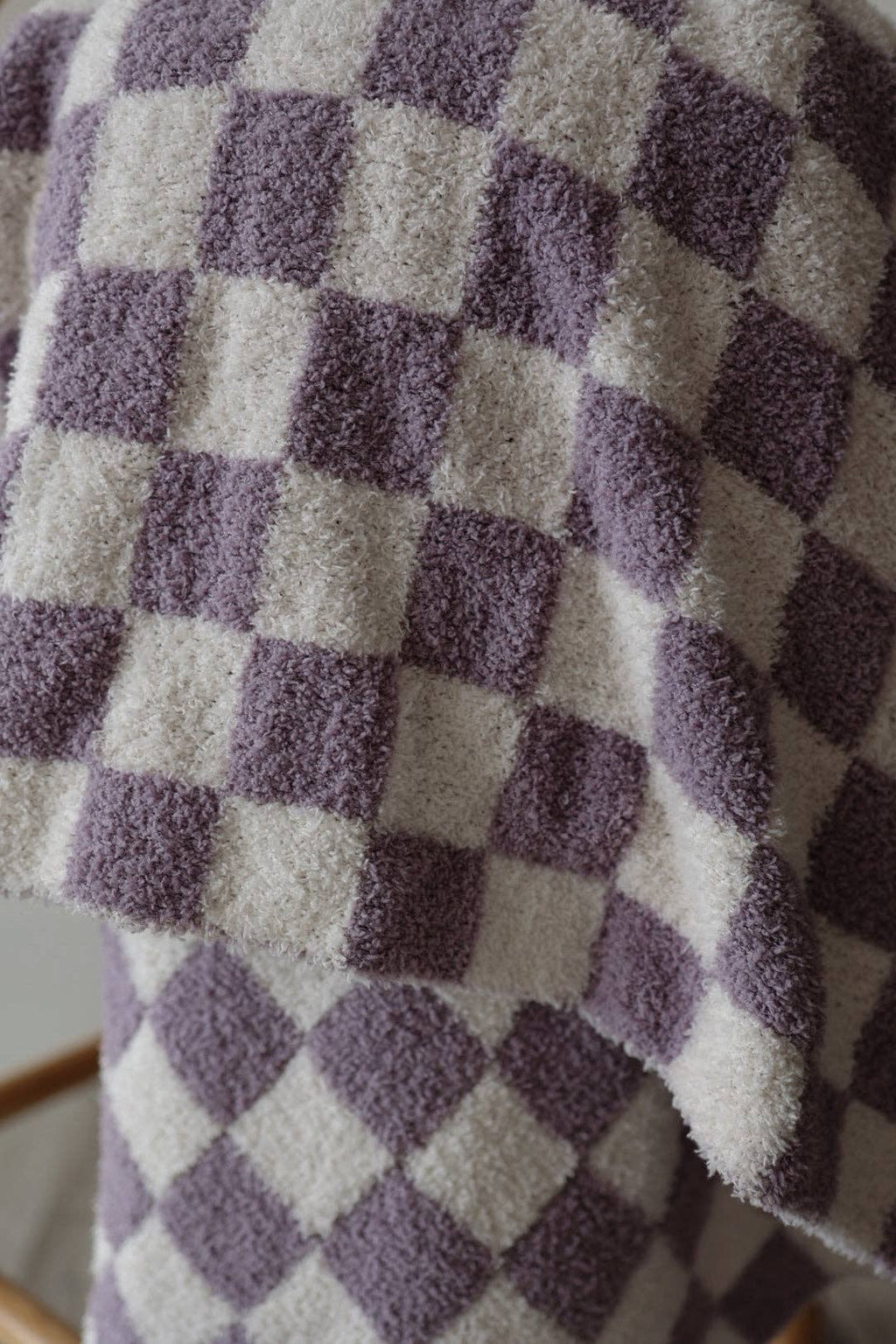 Forever French Baby Plush Blanket  || Grape Soda