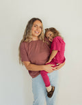 Jax & Lennon Kids Essential Tee || Rose Hip