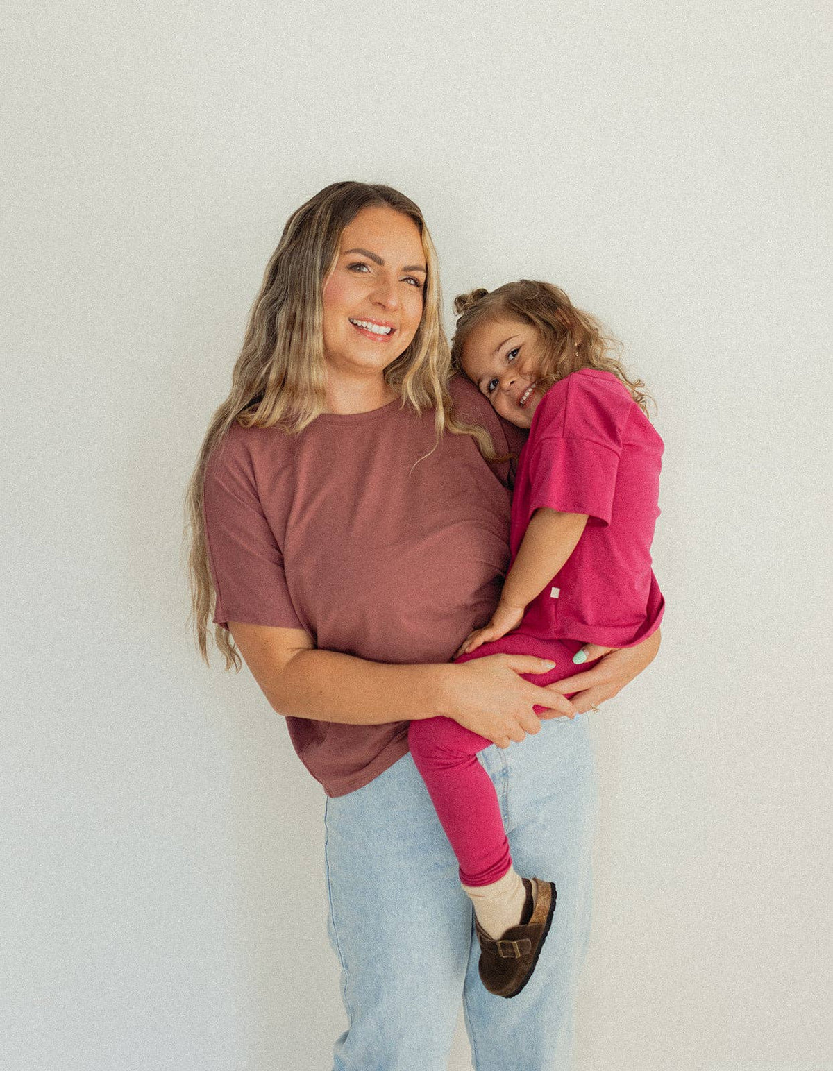 Jax & Lennon Kids Essential Tee || Rose Hip