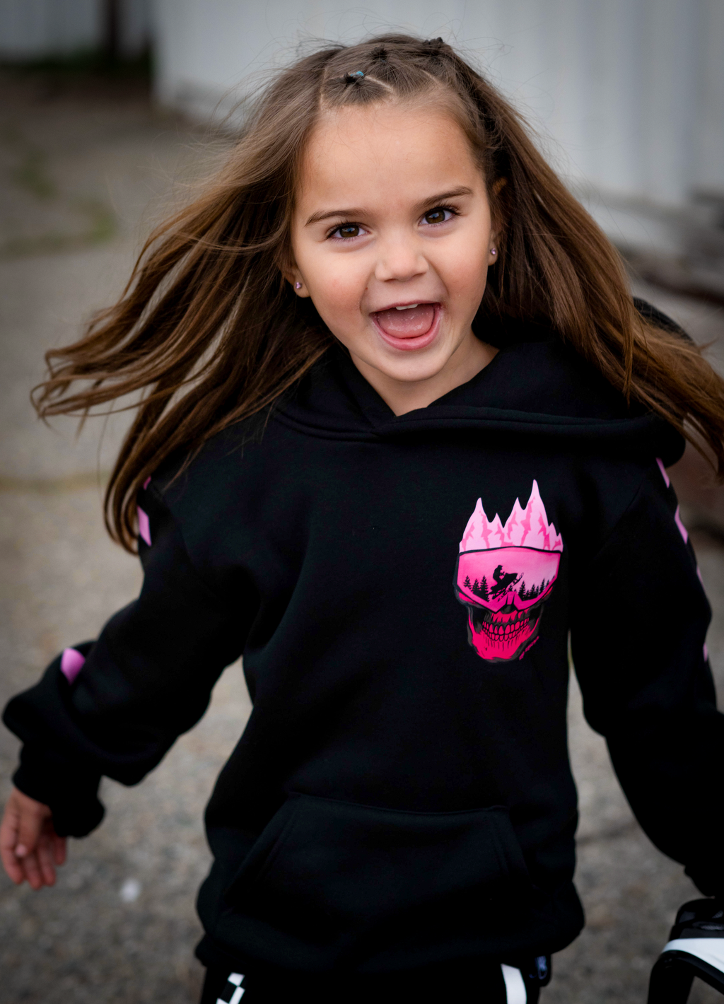 Rad Rascal Hoodie || Pink Skull Mountain