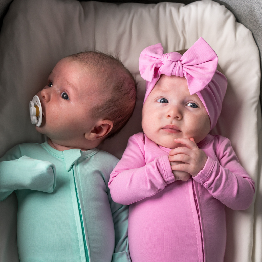 Pip and Phee Cotton Footed Sleeper ||Dew Drop