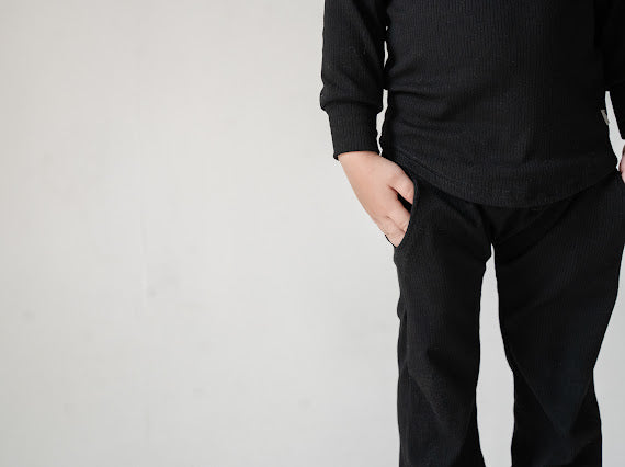 Swizz Ribbed Everyday Set || Black