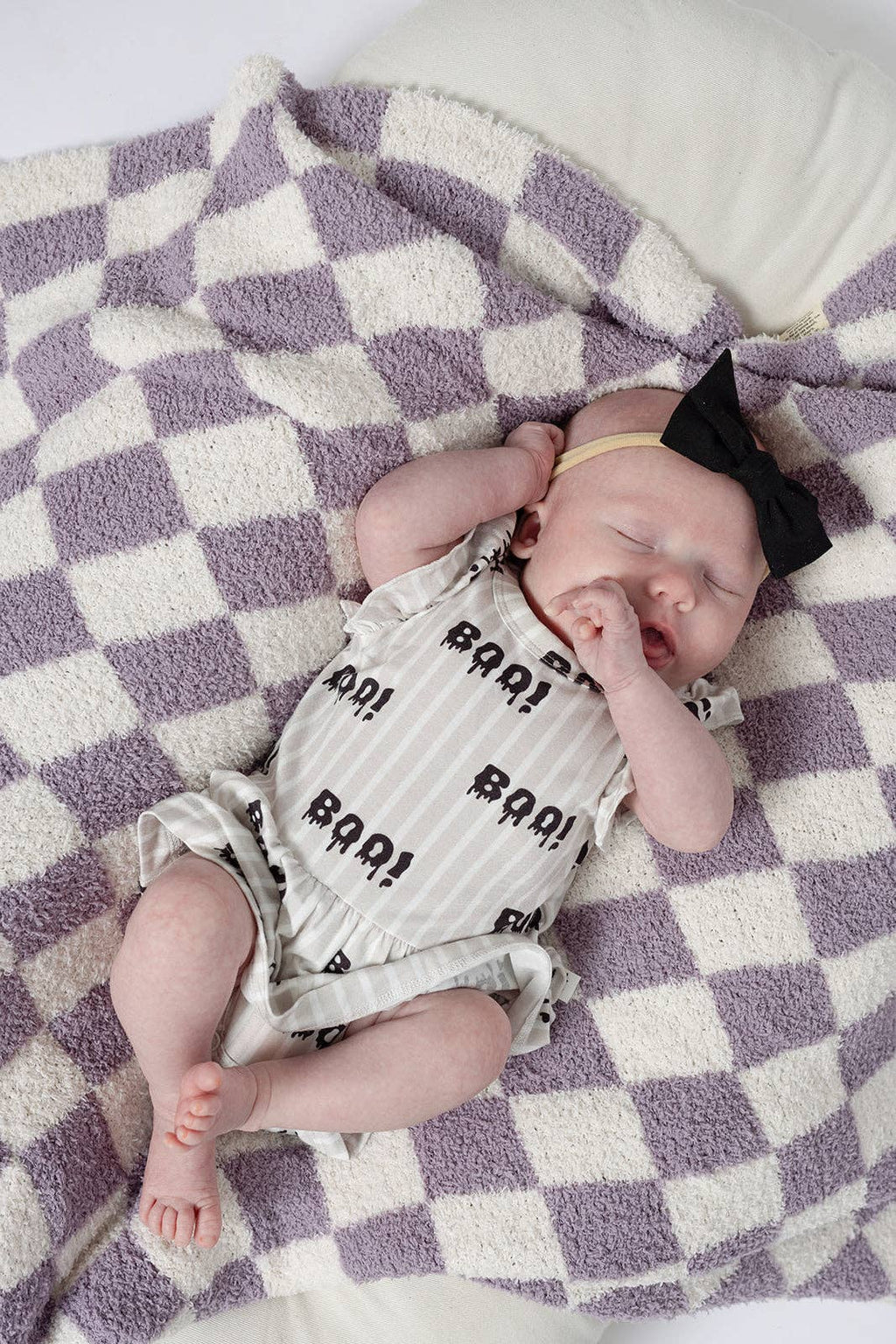 Forever French Baby Plush Blanket  || Grape Soda