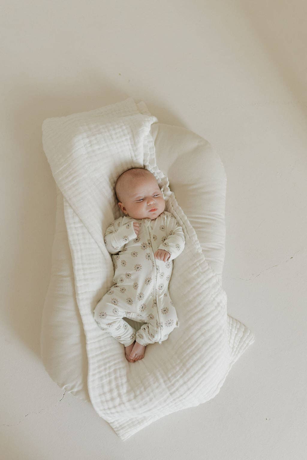 Forever French Baby Bamboo Zip Pajamas || Daisy Fields