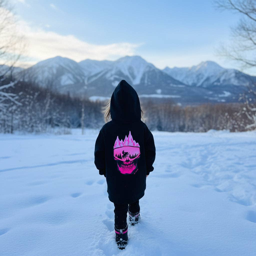 Rad Rascal Hoodie || Pink Skull Mountain