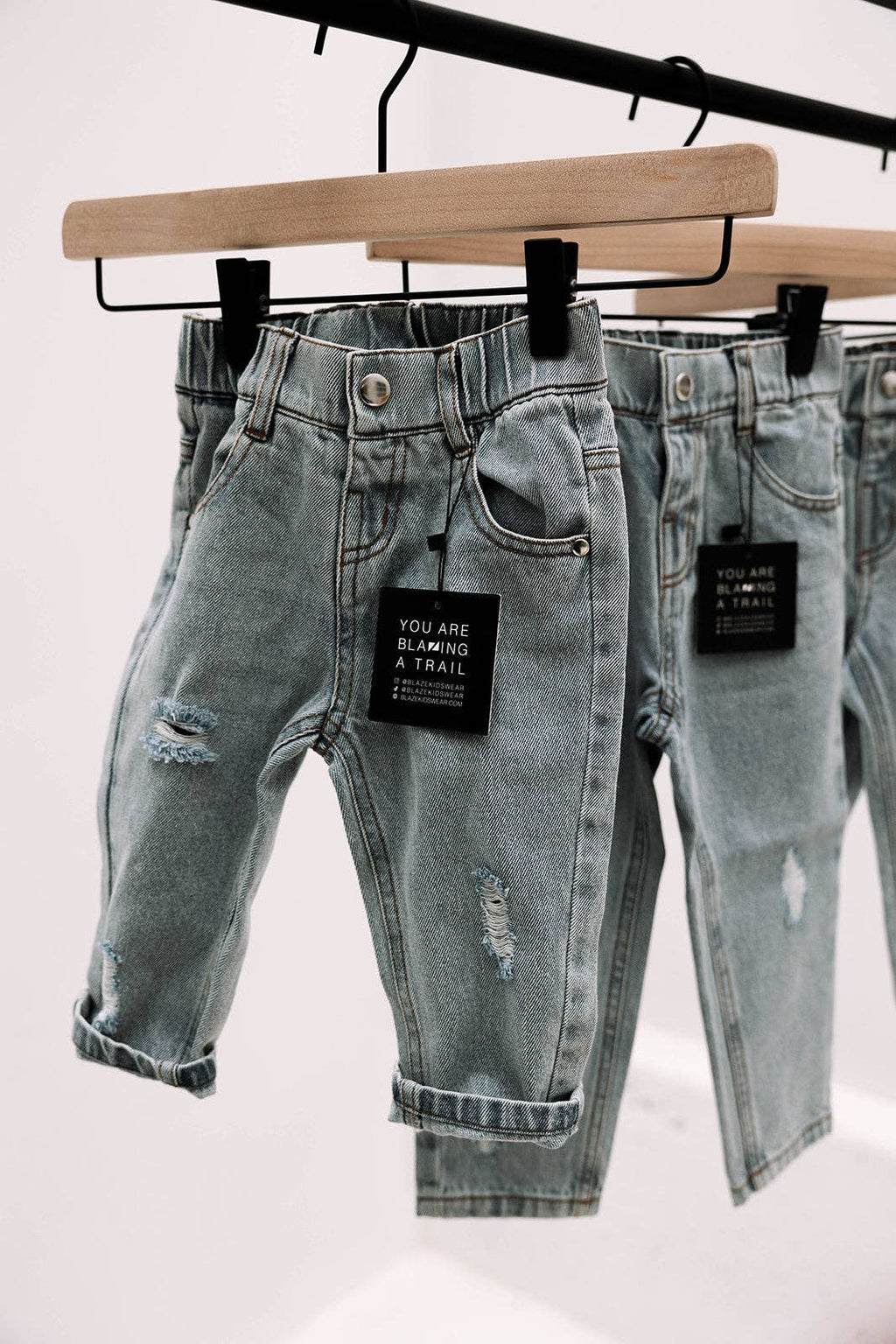 Blaze Kids Wear Heritage Denim Jeans || Light Wash