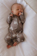 Forever French Baby Bamboo Zip Pajamas  || Dirt Bike