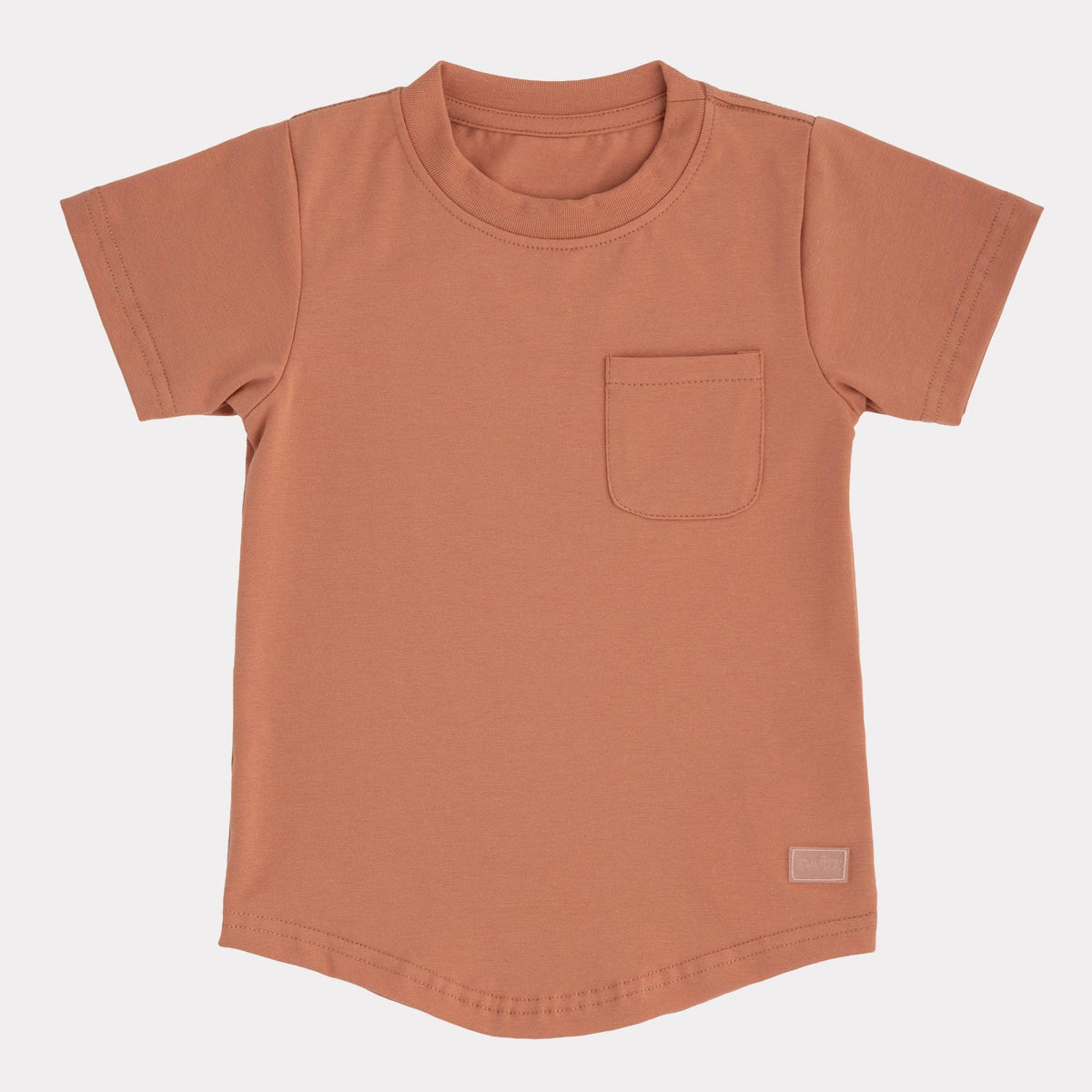 Swizz Lightweight Pocket T-Shirt || Terracotta