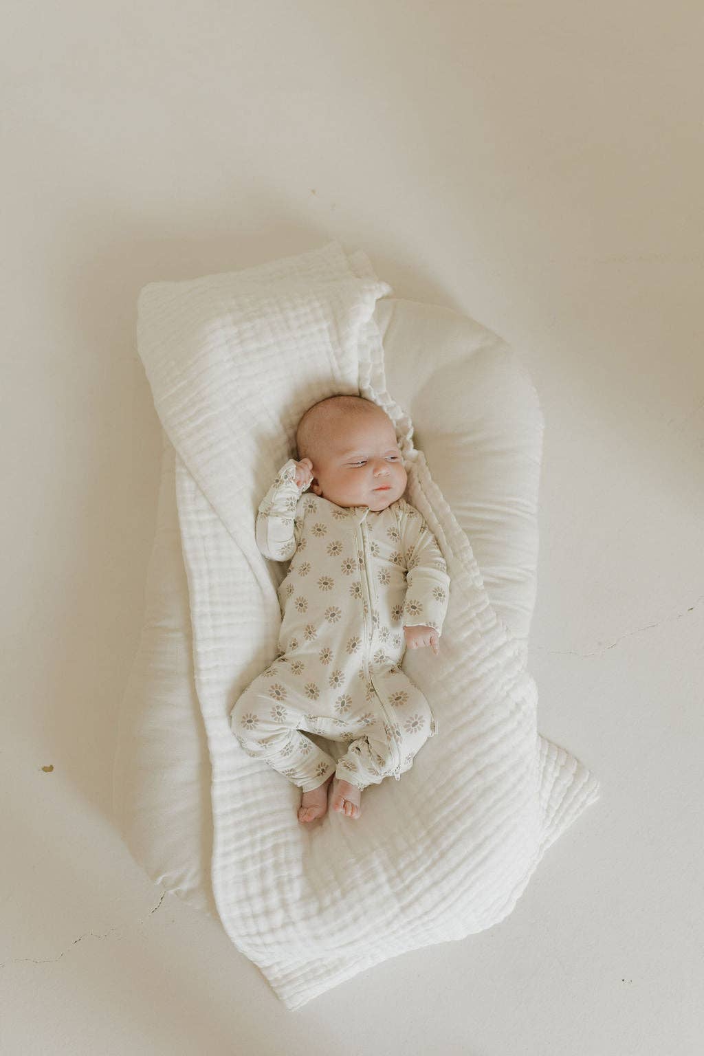 Forever French Baby Bamboo Zip Pajamas || Daisy Fields