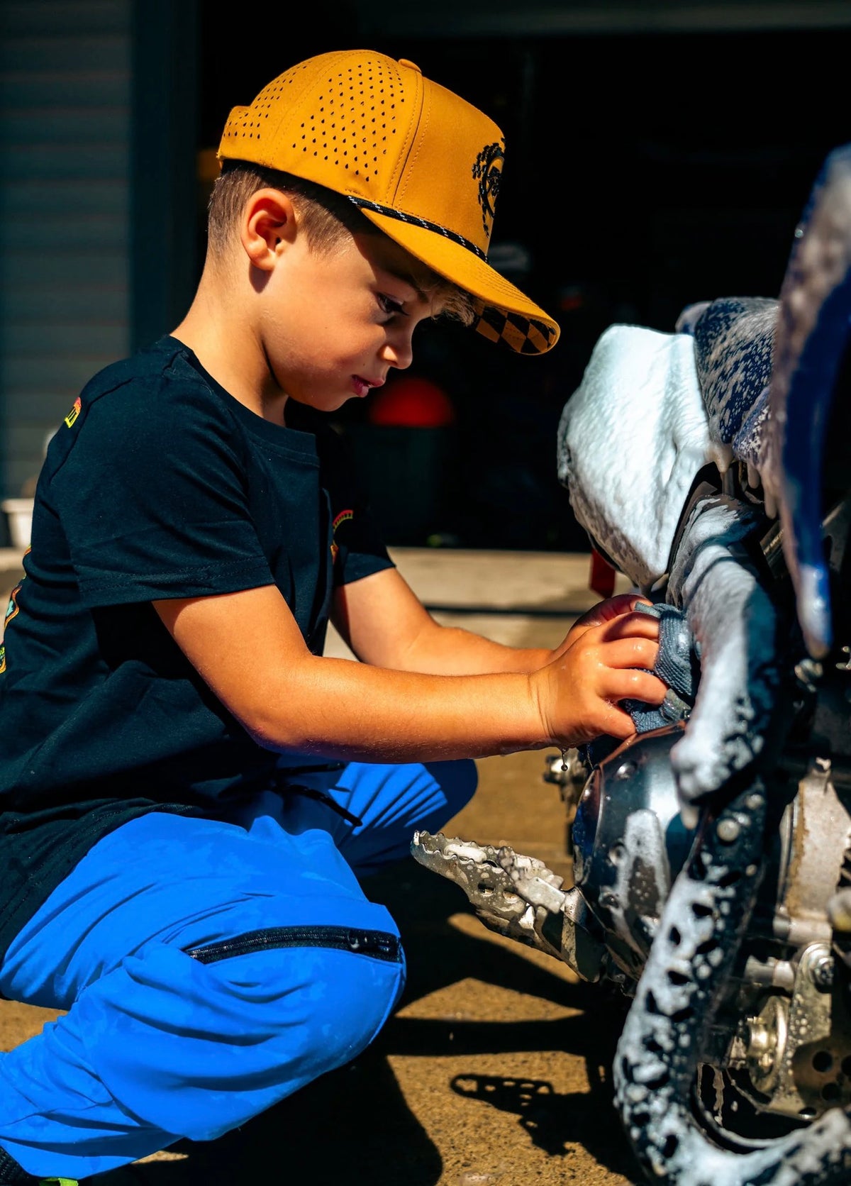 Rad Rascal Snapback || Born to Ride  (Local pickup or Drop off only)