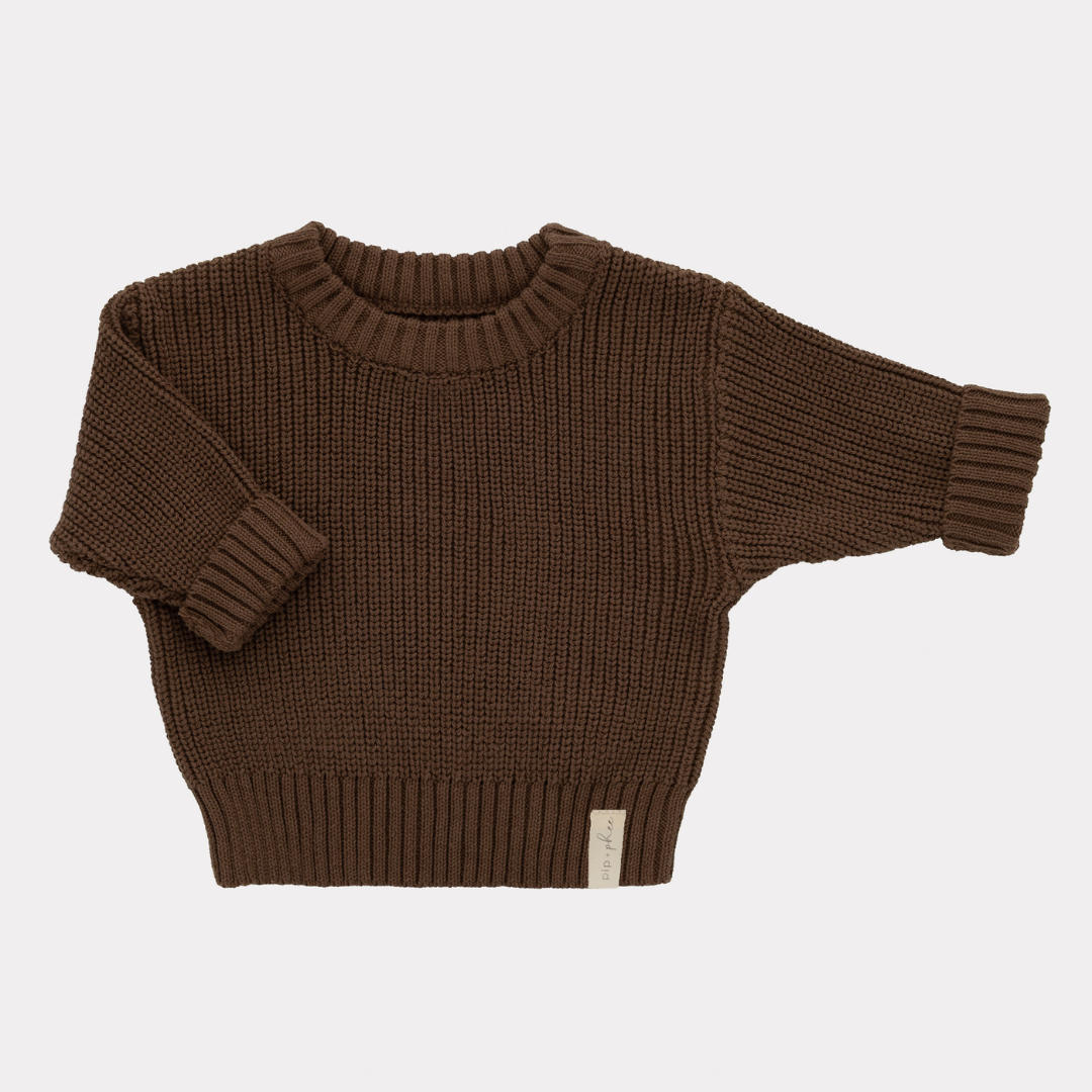 Pip and Phee Organic Cotton Knit || Brown