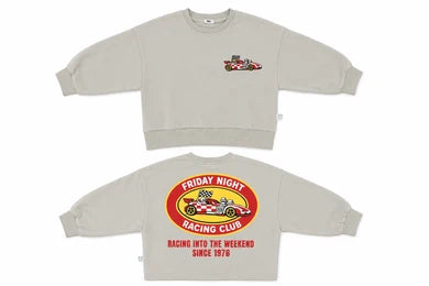 PRE ORDER Roobear Kids Cotton Crewneck ll Racing Club