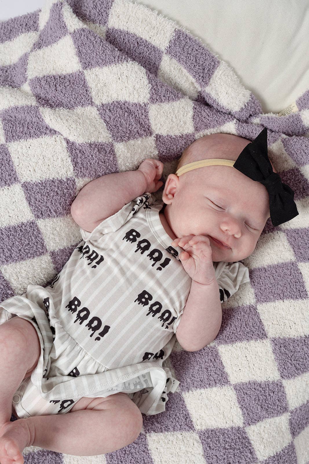Forever French Baby Plush Blanket  || Grape Soda