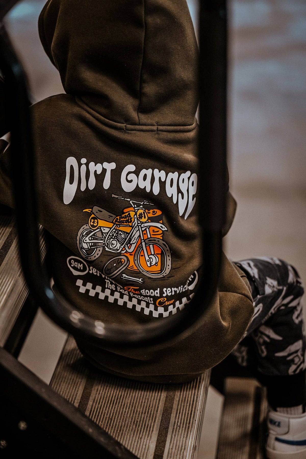 Rad Rascal Hoodie || Dirt Garage