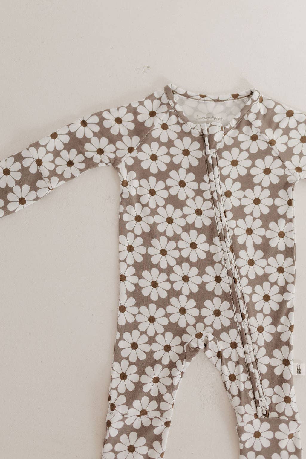 Forever French Baby Bamboo Zip Pajamas || Darlin'
