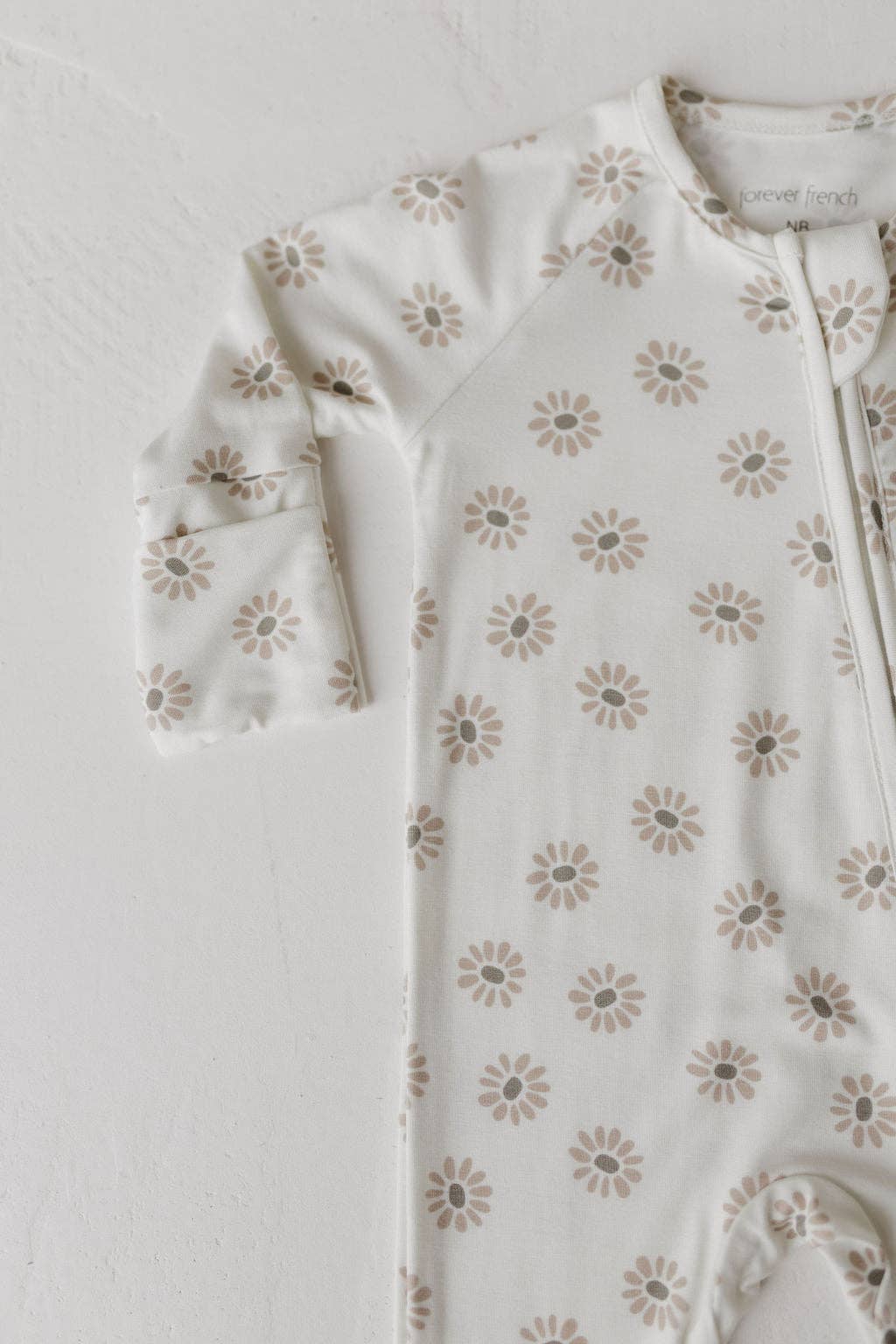 Forever French Baby Bamboo Zip Pajamas || Daisy Fields