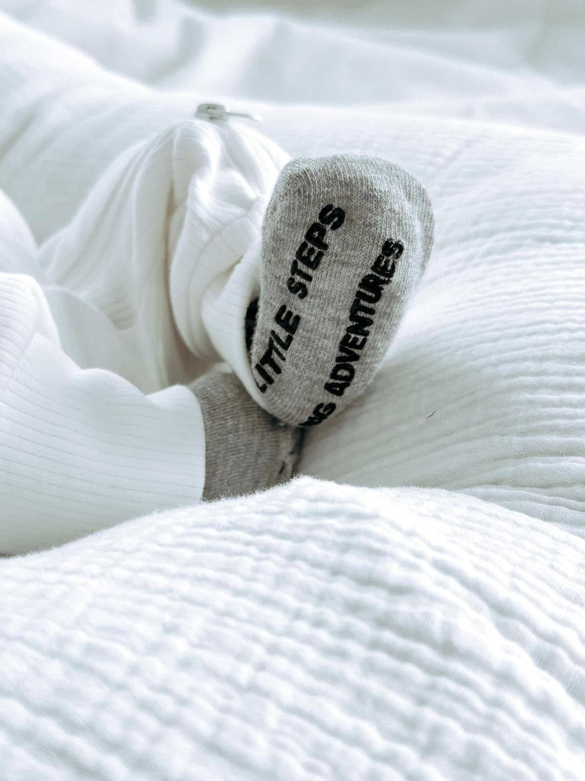 Little Bipsy Sock 3-Pack || Grey, White & Black
