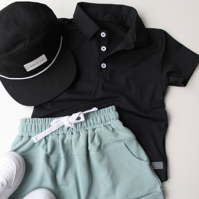 Swizz Athletic Polo || Black