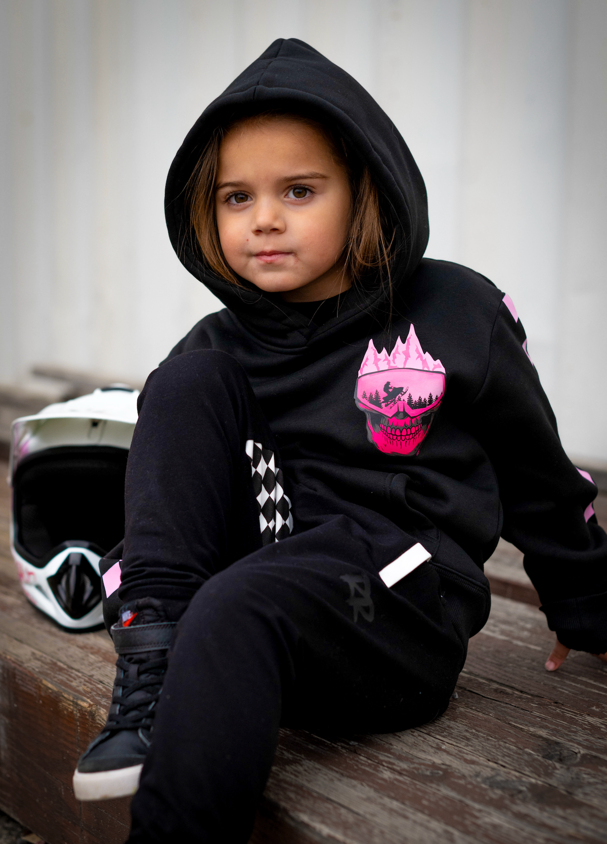 Rad Rascal Hoodie || Pink Skull Mountain