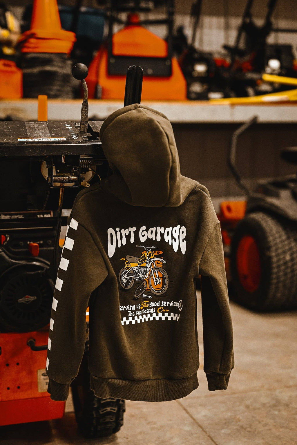 Rad Rascal Hoodie || Dirt Garage