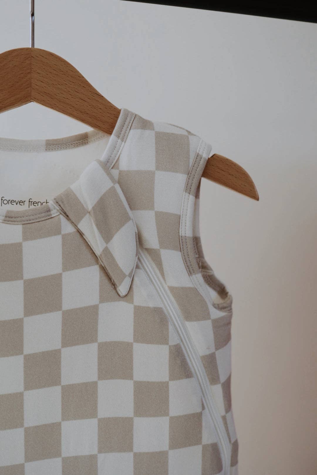 Forever French Baby Bamboo Sleep Sack || 1.0 TOG || Checkerboard