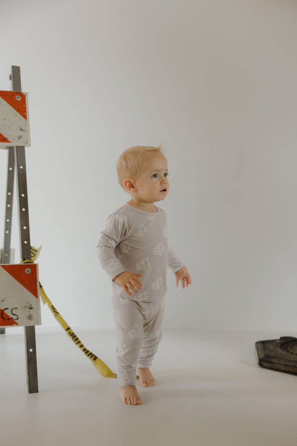 Forever French Baby Two Piece Bamboo Set || Excavator