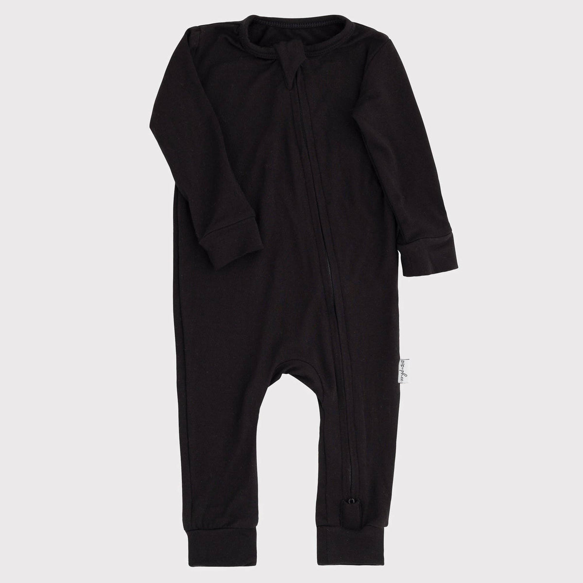 Pip and Phee Bamboo Footless Sleeper ||Night Black