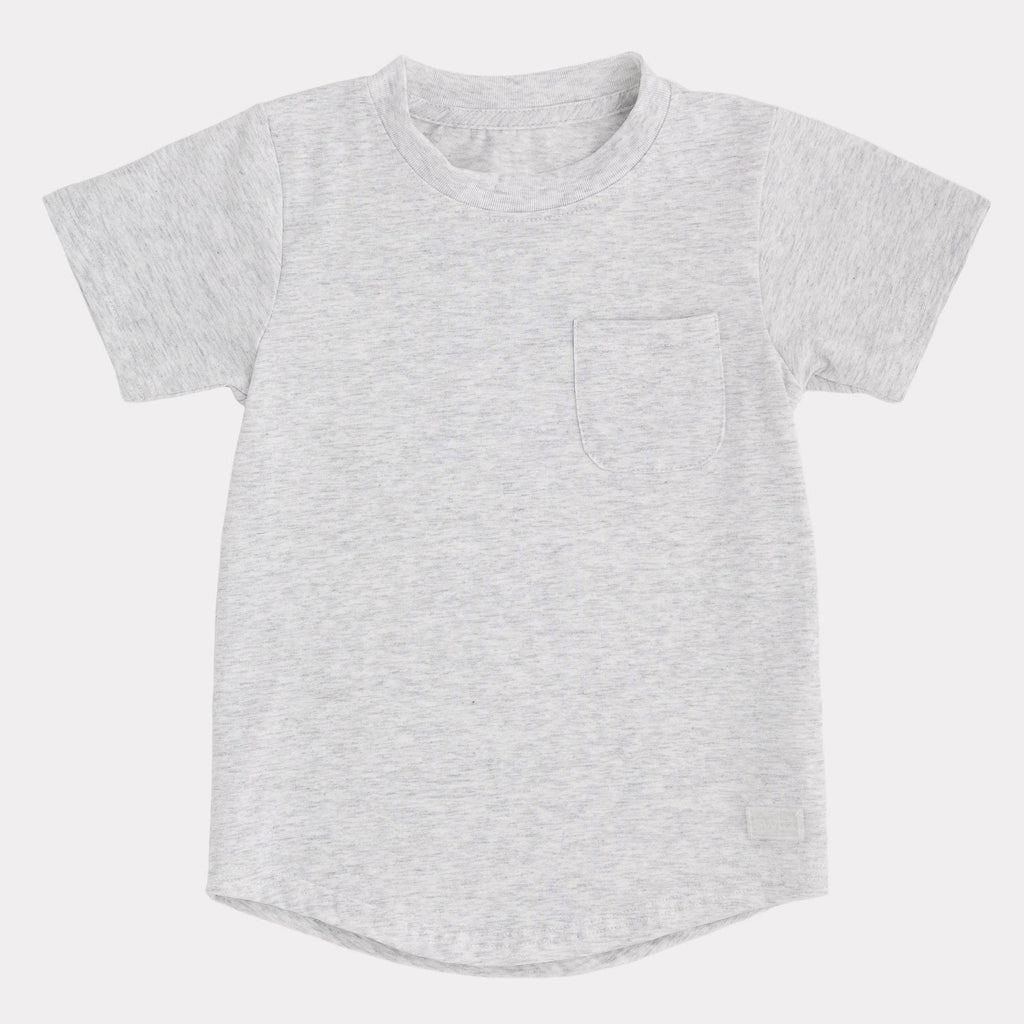 Swizz Lightweight Pocket T-Shirt || Light Heather Grey
